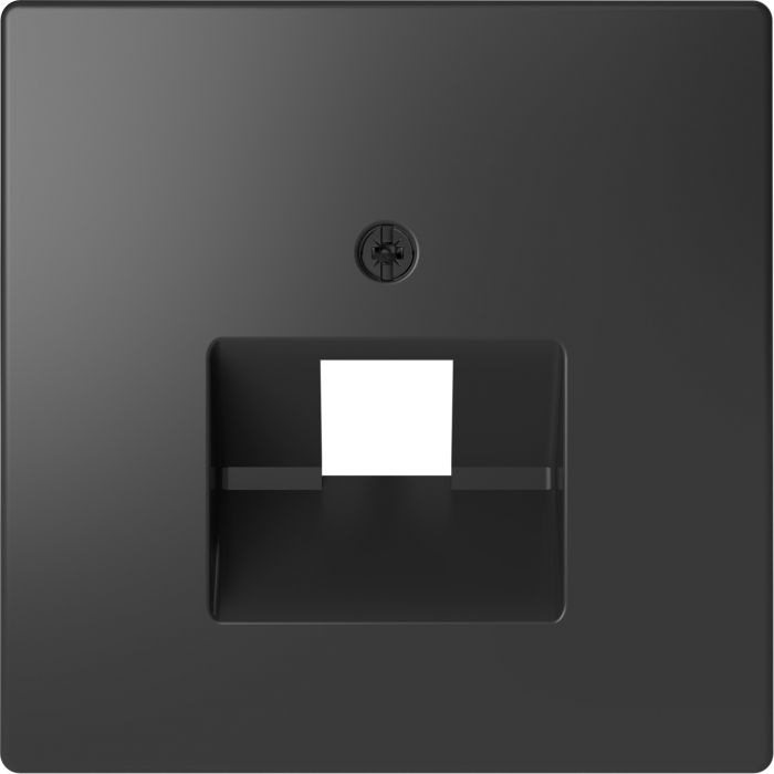 Schneider-Merten D Life centraalplaat voor RJ45 1-voudig - antraciet (MTN4521-6034)