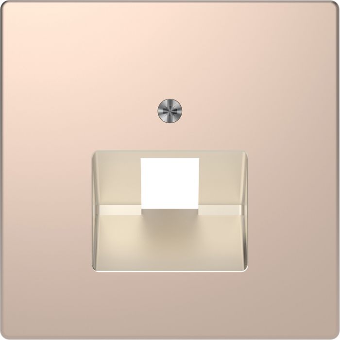 Schneider Electric D Life centraalplaat voor RJ45 1-voudig - champagne metallic (MTN4521-6051)