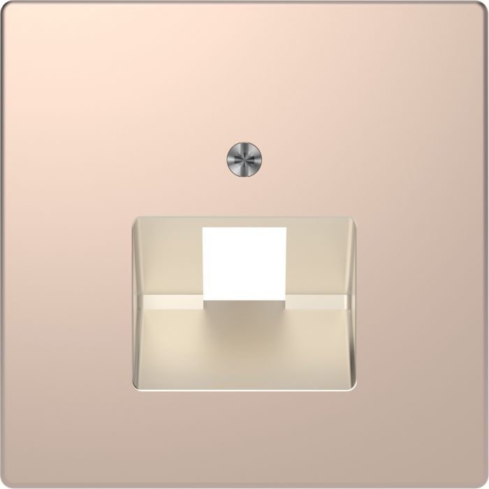 Schneider Electric D Life centraalplaat voor RJ45 1-voudig - champagne metallic (MTN4521-6051)
