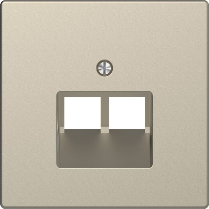 Schneider Electric D Life centraalplaat voor RJ45 2-voudig - sahara (MTN4522-6033)
