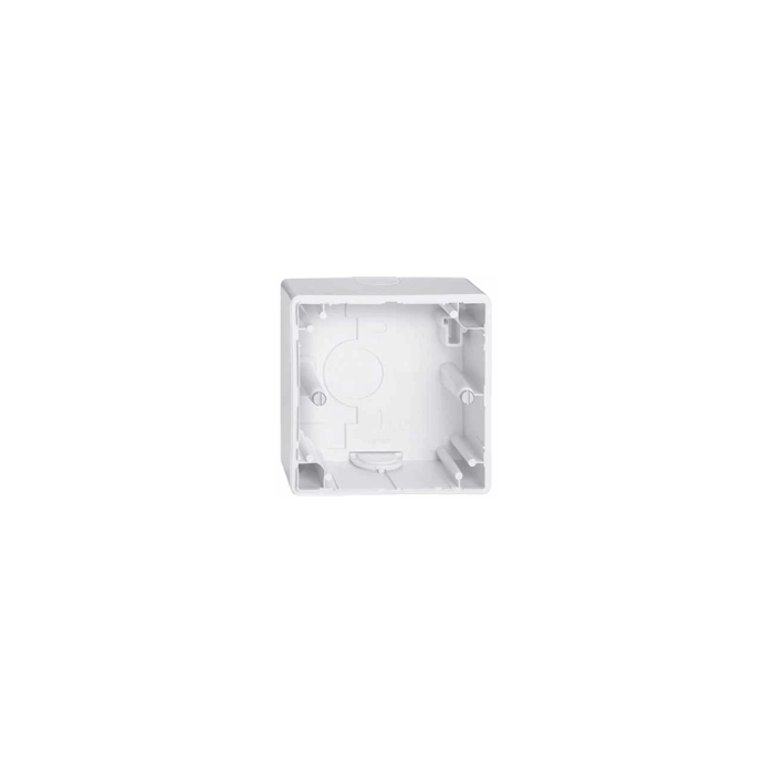 Schneider-Merten M-Smart opbouwbehuizing 1-voudig - actief wit (MTN512125)