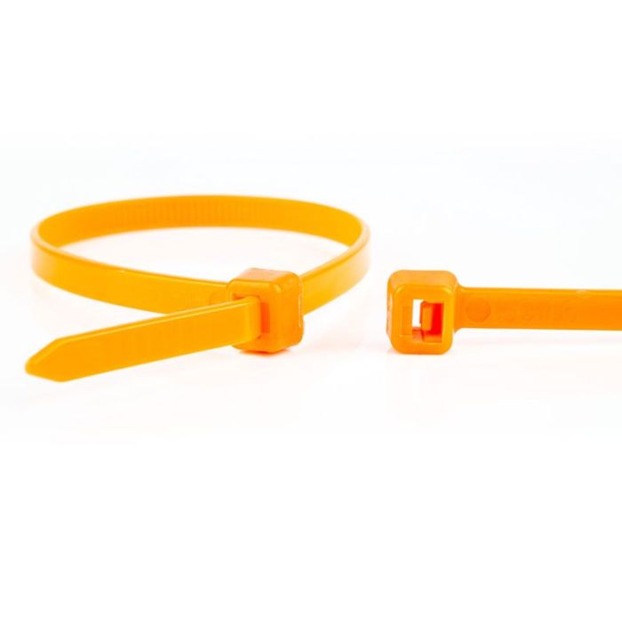 WKK tie wraps 7.6x370mm oranje - per 100 stuks (110227371)