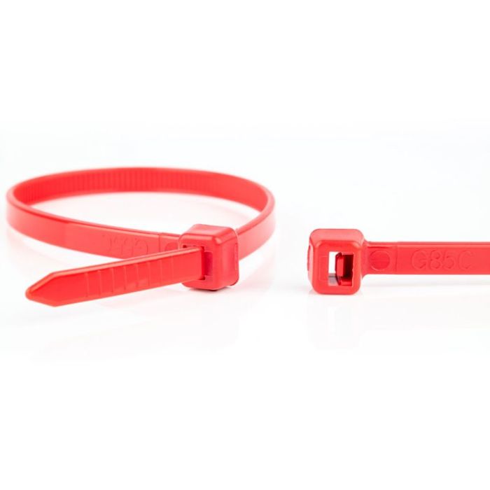WKK tie wraps 2.5x200mm rood - per 100 stuks (110122271)