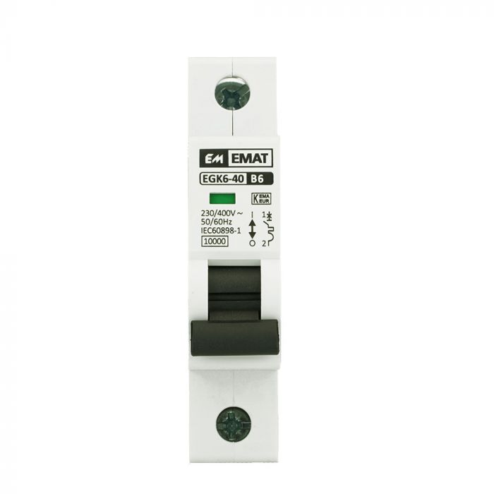 EMAT installatieautomaat 1-polig 6A B-kar (85001024)