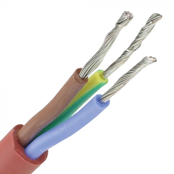 SIHF siliconenkabel 3x0,75 mm² - rol 100 meter (SIHF082030)