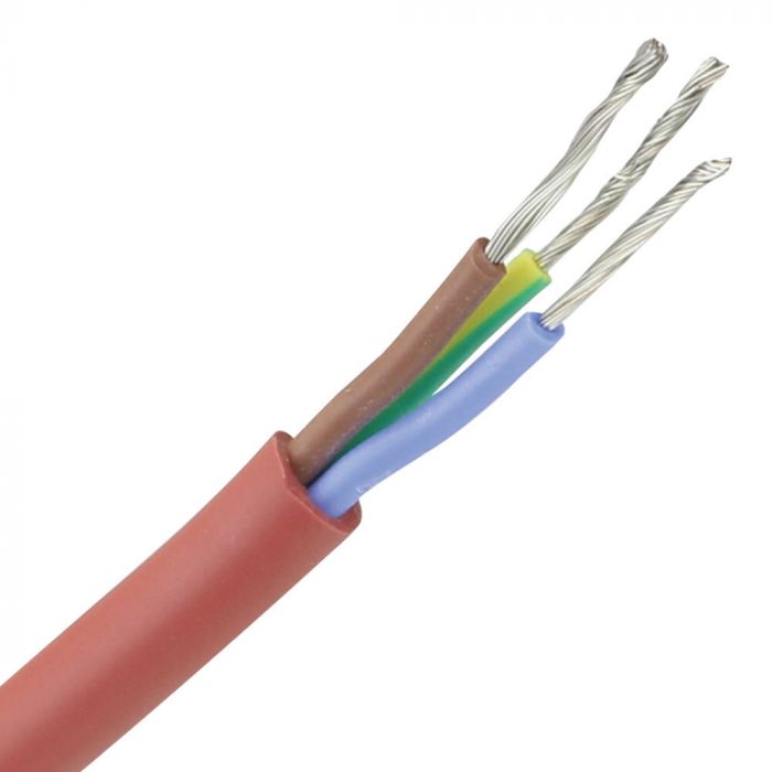 SIHF siliconenkabel 3x0,75 mm² - rol 100 meter (SIHF082030)