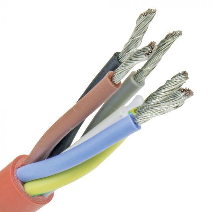 Helukabel SIHF siliconenkabel 5x2.5mm2 per meter