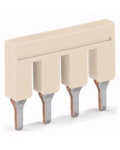 Wago kambrug 4-voudig 41A rastermaat 7,5 mm grijs (2006-404)