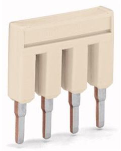 Wago kambrug 3-voudig 18A rastermaat 4,2 mm grijs (2001-403)