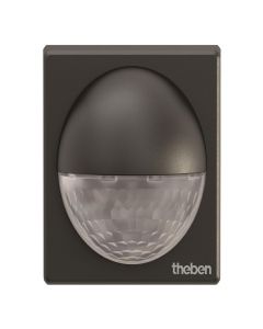 Theben bewegingsmelder buiten 180 graden en diameter reikwijdte 12 m - zwart (theLuxa R180 BK)
