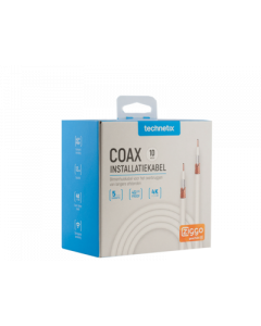 Technetix Coaxkabel 10m wit