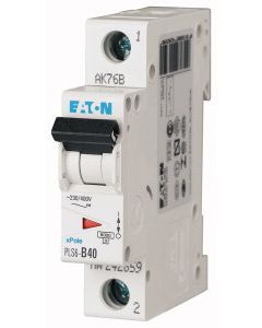 Eaton installatieautomaat 1-polig 40A C-kar (242685)