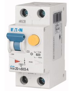 Eaton aardlekautomaat 1-polig+nul 20A B-kar 300mA (236669)