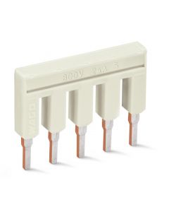 Wago kambrug 5-voudig 25A rastermaat 5,2 mm grijs (2002-405)