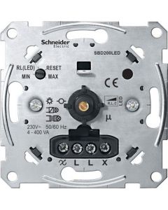 Schneider-Merten draaidimmer universeel LED 400W (MTN5134-0000)