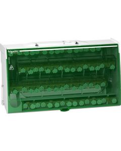 Schneider Electric aansluitblok 4-polig 125A 4x15 aansluitingen DIN-rail (LGY412560)