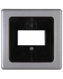 Kopp VISION afdekplaat usb staal