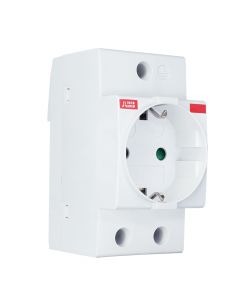 ABB wandcontactdoos met randaarde din-rail (2CSM210000R0721)