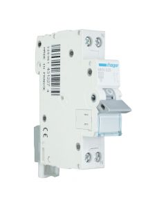 Hager installatieautomaat 1-polig+nul 25A B-kar (MKN525)