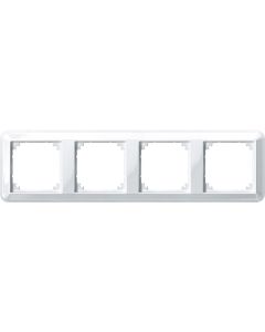 Schneider Electric atelier M afdekraam 4-voudig - polarwit glanzend (388419)