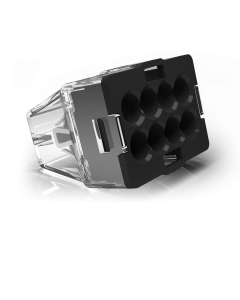 Conex transparante mini lasklem 8-voudig massief 0,5-2,5 mm² per 25 stuks (CH 2008M)
