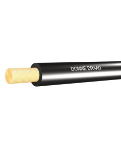 Donné VINYLDRAAD ECA ZWART 1,5 MM2 PER 100 METER