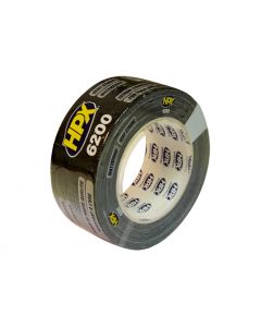 HPX duct tape 50mm x 25 meter zwart (CB5025)