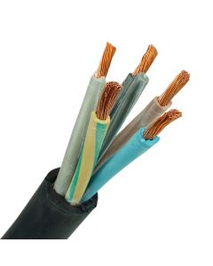neopreen kabel H07RNF 5x10 per meter