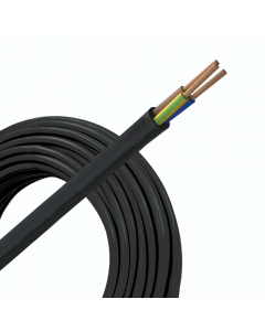 Helukabel VMVL (H05VV-F) kabel 3x2.5mm2 zwart per rol 100 meter
