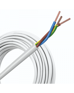 Helukabel VMVL (H05VV-F) kabel 3x2.5mm2 wit per rol 100 meter