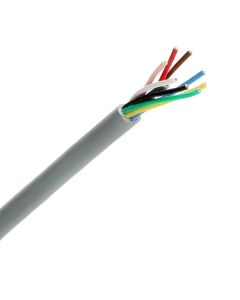 Signaalkabel 10x0,8 mm grijs - rol van 100 meter