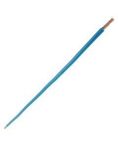 Aansluitdraad 4 mm² blauw 90 mm soepele kern en geperste uiteinden