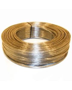 VMVL (H05VV-F) kabel 2x0.75mm2 afgeplat goud per rol 100 meter (16251)