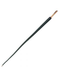 Aansluitdraad 4 mm² zwart 90 mm soepele kern en geperste uiteinden