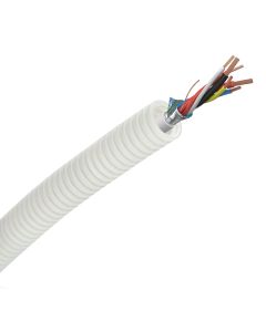 Snelflex flexibele buis alarmkabel 6x0,22mm - 16mm rol 100 meter (SFA06)