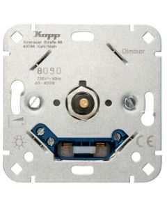 Kopp sokkel inbouw druk-draai dimmer wisselschakelaar rl 40-600w