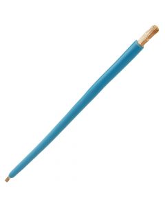 Aansluitdraad 6 mm² blauw 190 mm soepele kern en geperste uiteinden