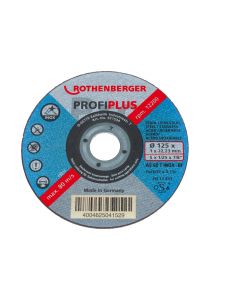 Rothenberger slijpschijf Inox Profi Plus Ø125x1mm - per 10 stuks (071534D)