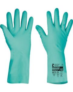 Cerva Grebe chemisch bestendige handschoen 0,38mm nitril maat 11 (0110000510110)