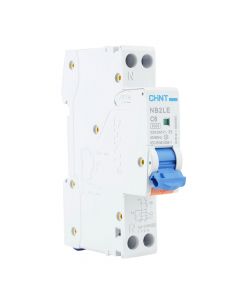 Chint aardlekautomaat 1-polig+nul 6A C-kar 30mA (689005)