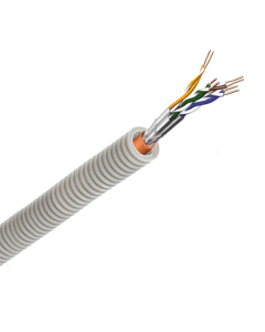 Snelflex flexible buis data S/FTP CAT7 kabel 20mm - per rol 100 meter (SFSFTP7-Dca)