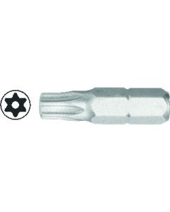 Wekador bit torx met gat TX30 25mm 1/4" tamper pro - set van 10 stuks (BTX25-1/4NR30 tamper)