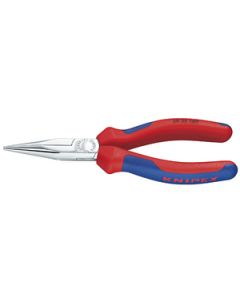 KNIPEX langbektang half rond 190mm verschroomd (30 25 190)