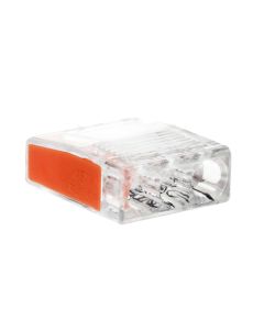 EMhub mini lasklem 3-voudig 2,5mm2 oranje per 100 stuks