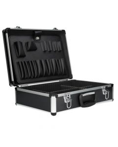 Erro aluminium gereedschapskoffer 457x330x152mm - zwart (15301)