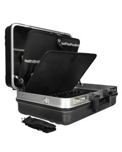 EMhub gereedschapskoffer Profi hardshell ABS slagvast 480x330x195mm voor circa 35 tools (4089900)