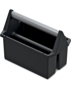 Kistenberg gereedschapsbak kist pluggenbak Cargo 40x22x17cm - zwart (KCAA40)