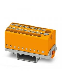 Phoenix Contact rijgklem met push-in aansluiting 19-draads 2.5mm2 - oranje (PTFIX 6/18X2,5-NS35 OG)