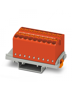 Phoenix Contact rijgklem met push-in aansluiting 18-draads 2.5mm2 - rood (PTFIX 18X2,5-NS35 RD)