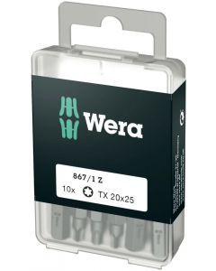 Wera bit torx TX20 25mm 1/4" - per 10 stuks (05072408001)